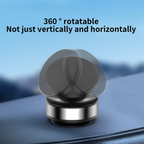 360 Rotatable Car Magnetic Phone Holder, Car Electric Suction Cup Vacuum Magnetic Phone Holder for IPhone Samsung Xiaomi